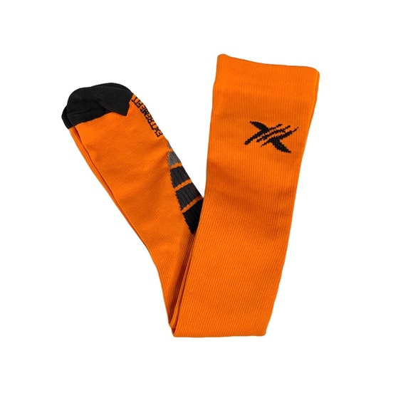 new Extreme Fit ✔︎ Compression Socks ✔︎ Orange + Black ✔︎ Small / Medium ✔︎ - Picture 3 of 11